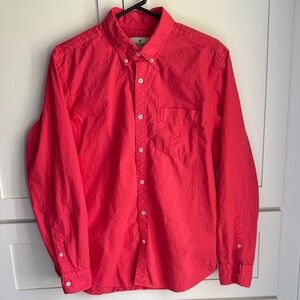 American Eagle Outfitters Vibrant Salmon (pink/red) Casual Shirt